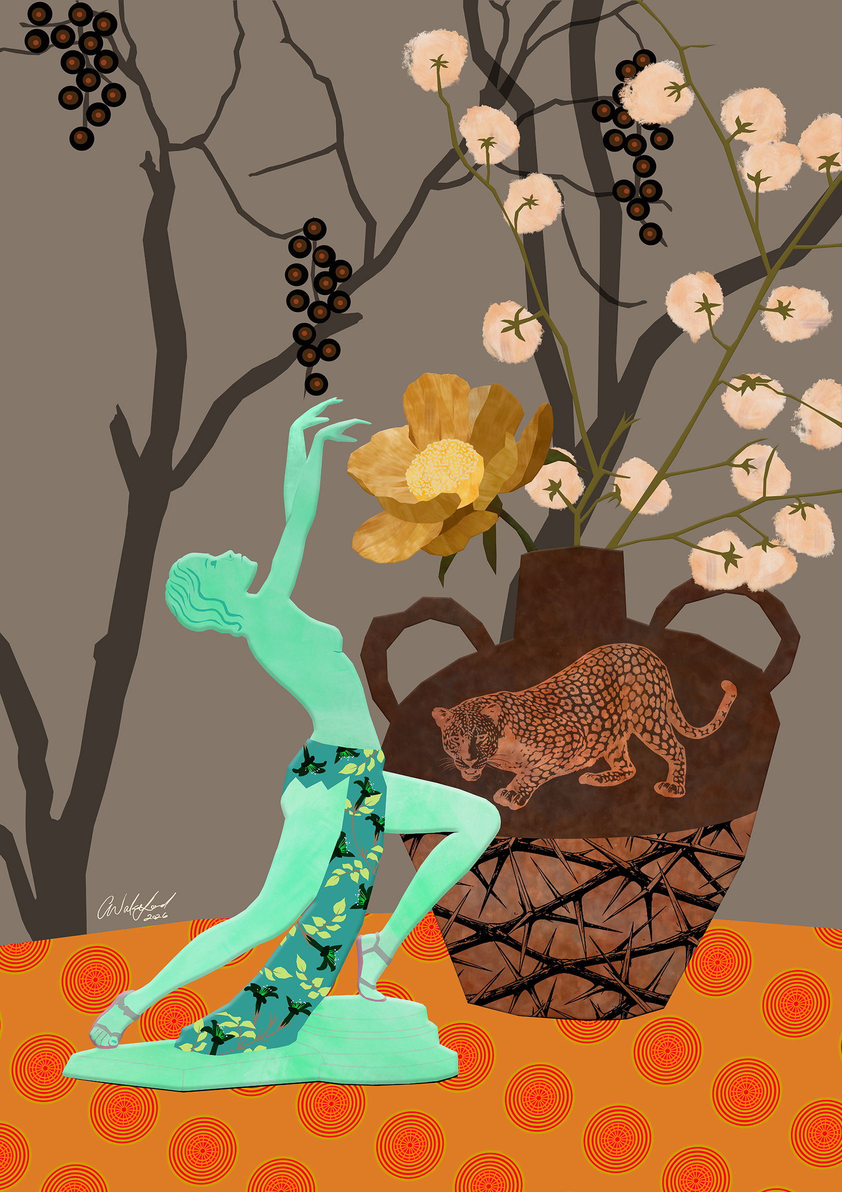 Jy Kan Maar Wild Wees, Liefie / Contemporary Still Life Art Print