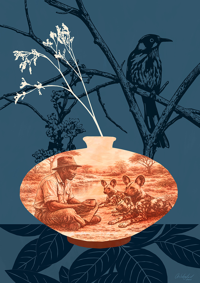The Experience of an Extraordinary Moment | Still Life wit Wildlife Art Print A2