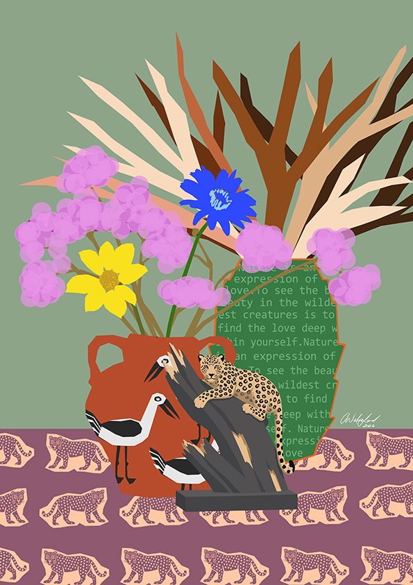 The Nature of Africa II / Modern African Eclectic Still Life A2