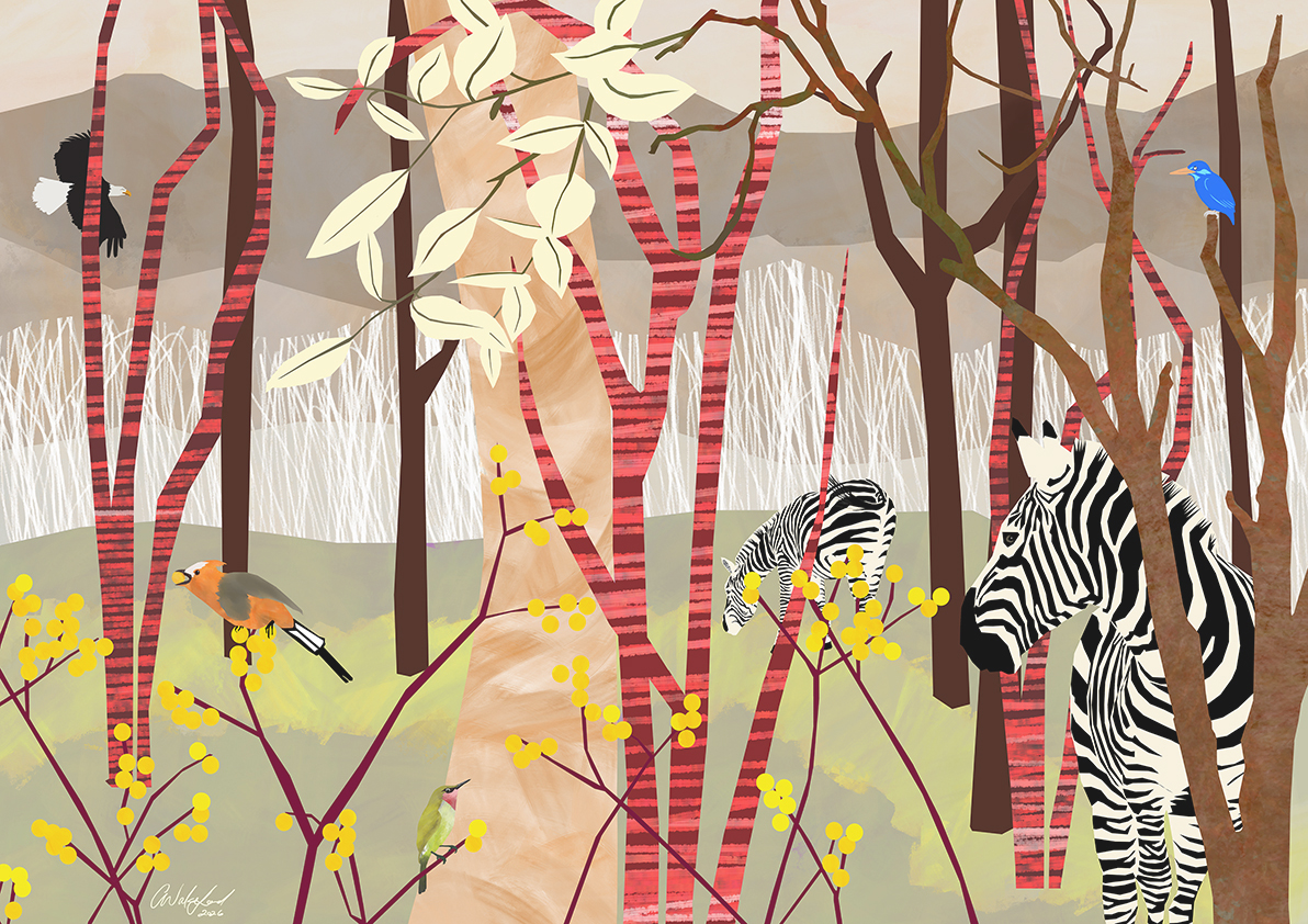 Among the Trees I See You / Exclusive Edition Art Print 84,1 x 59,4 cm