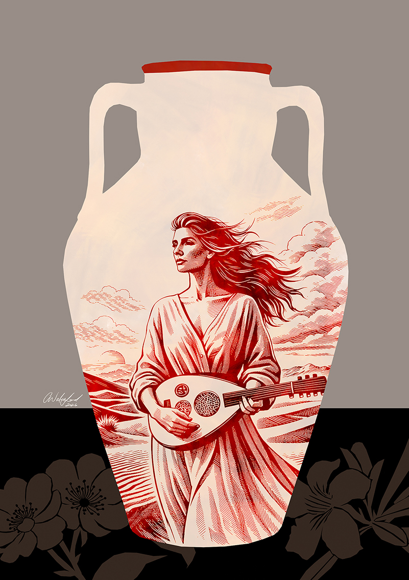 A Song in Red Dust | Still Life with Vase A2