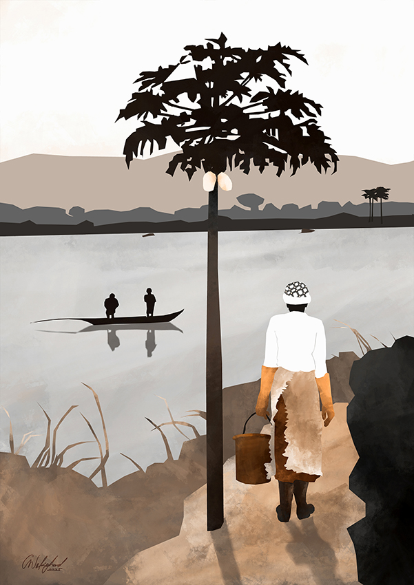 Each to Their Own Task I / Tropical African Art Print A1