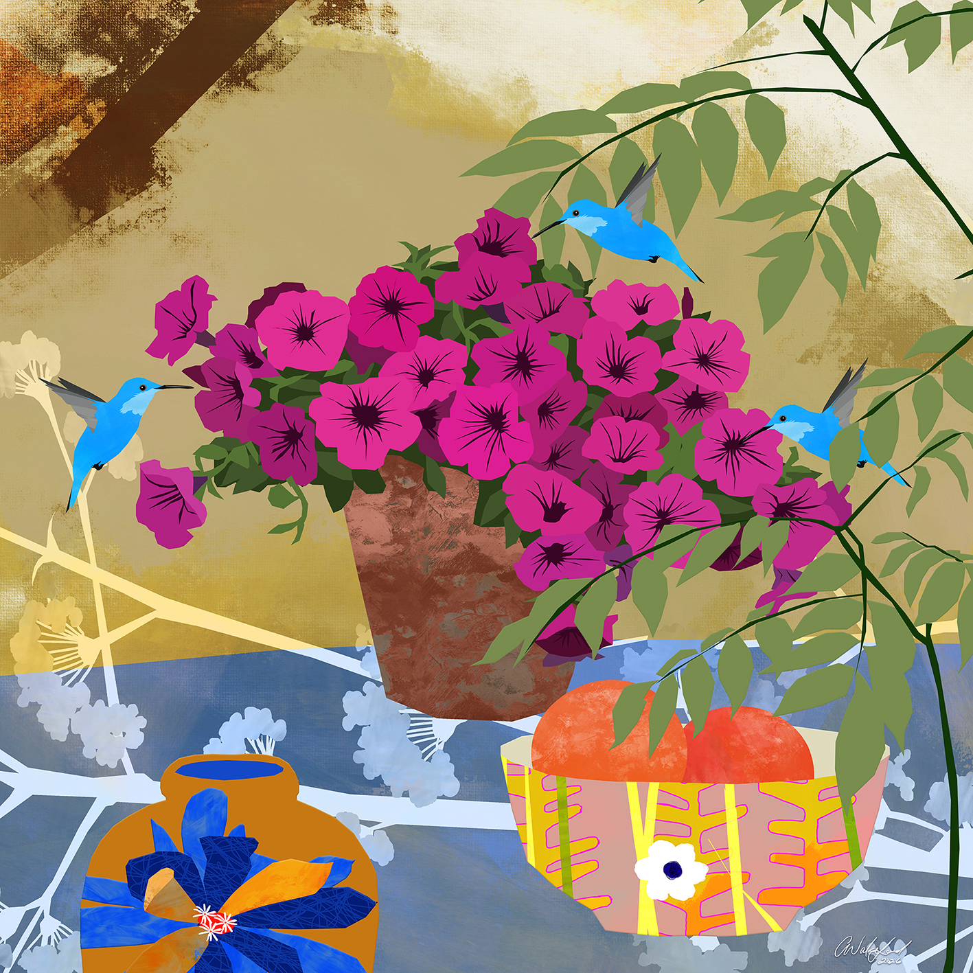 Jy Is My Soetste Stukkie Lente / Still Life Original Art